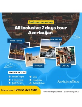 London to Baku All Inclusive Azerbaijan Tour package, 6 nights / 7 days